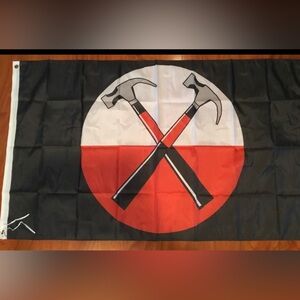 Pink Floyd Crossed Hammers Flag 3x5' Banner.Music Band